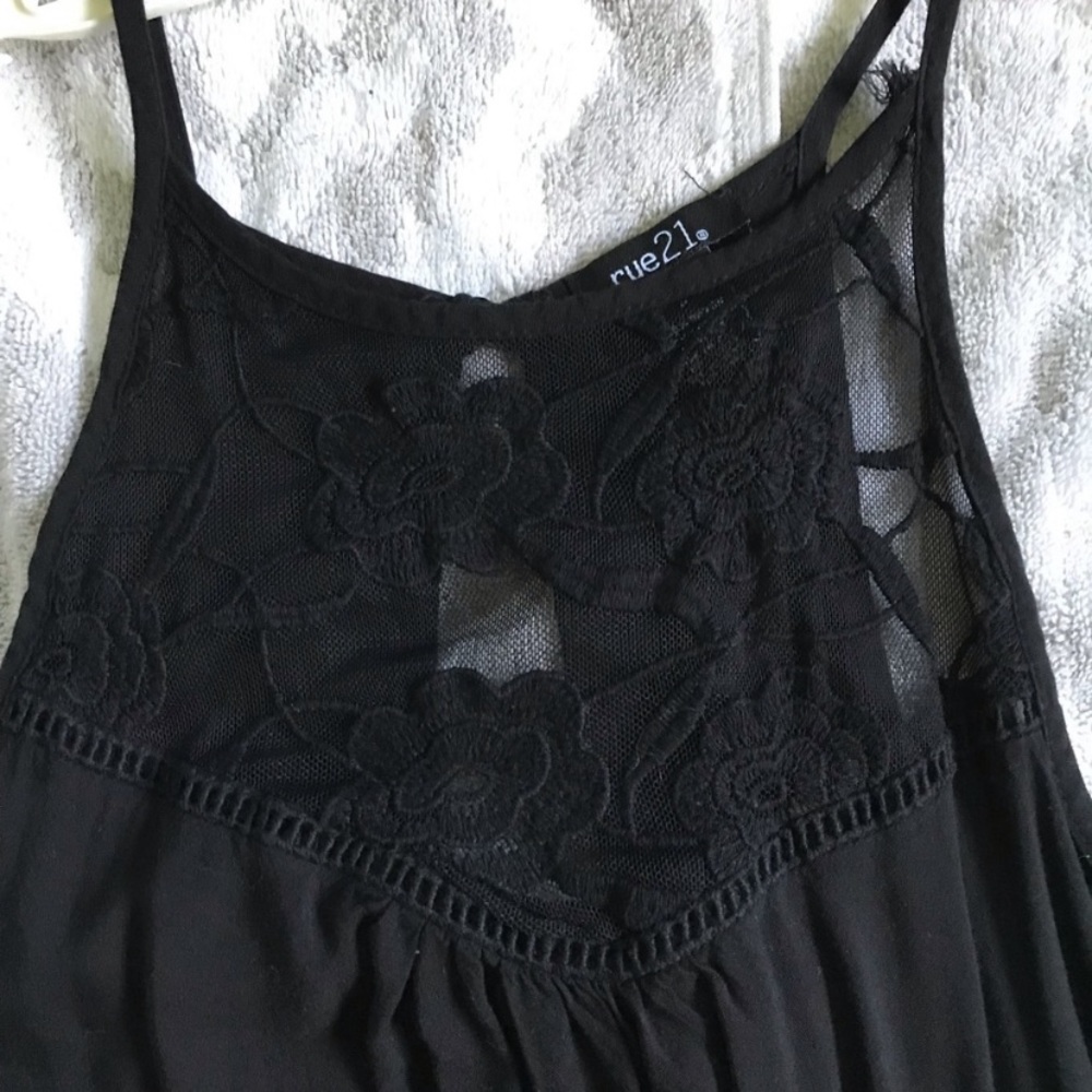 Rue 21 Black Lace Romper